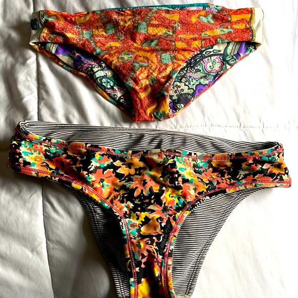 WOMEN’S BIKINI BOTTOM BUNDLE WITH PATTERNS.  (8 Bikini Bottoms) Sizes S-L. ☀️🌊 - Picture 2 of 5